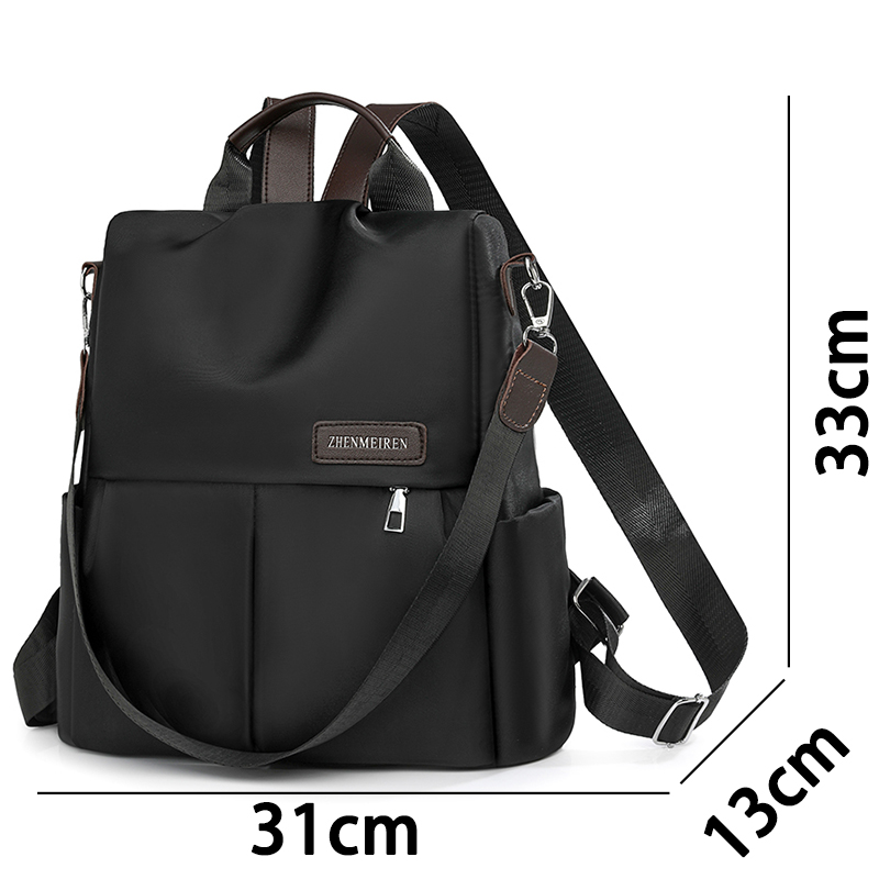 กระเป๋าเป้สะพายหลังไนลอนวินเทจ - Travel Backpack Anti Theft บทวิจารณ์และราคา