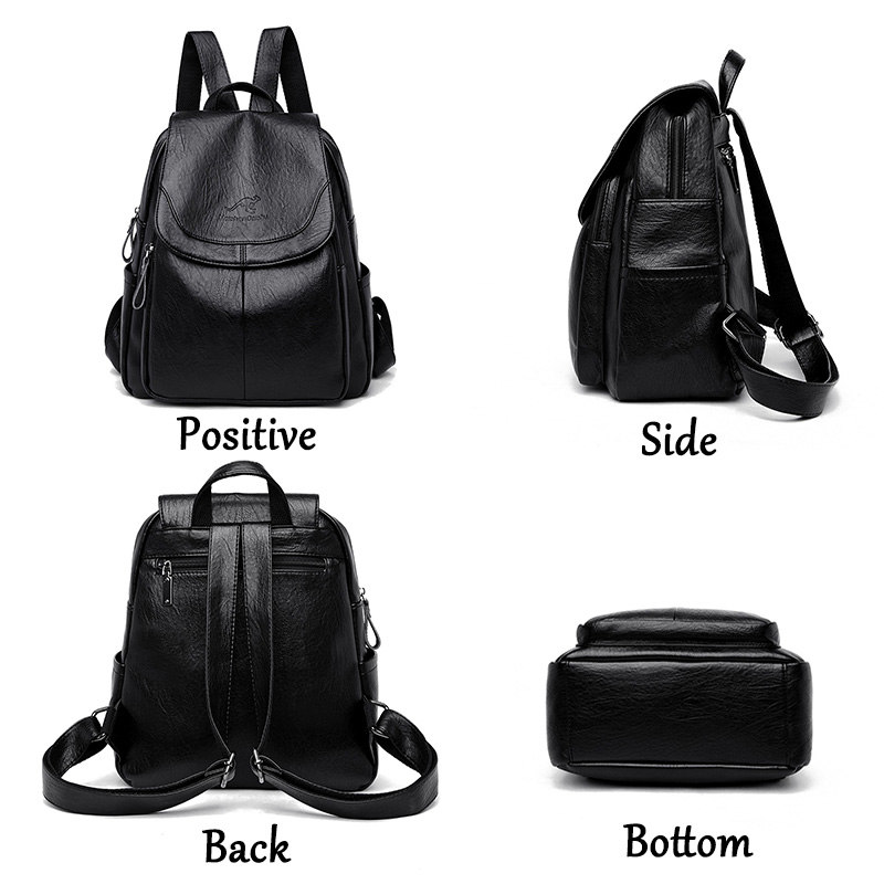 กระเป๋าเป้หนังแท้สไตล์วินเทจสำ - Leather Backpack Vintage บทวิจารณ์และราคา